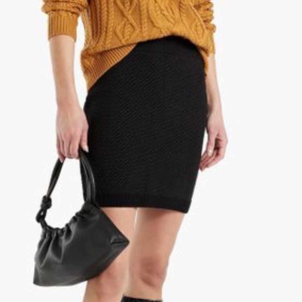 Nanushka Black Mini Skirt